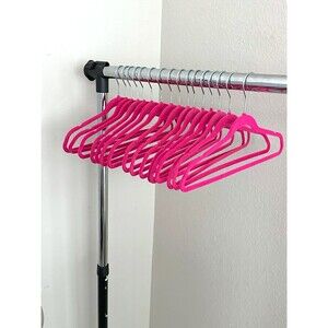 16 Kids Pink Velvet Hangers‎